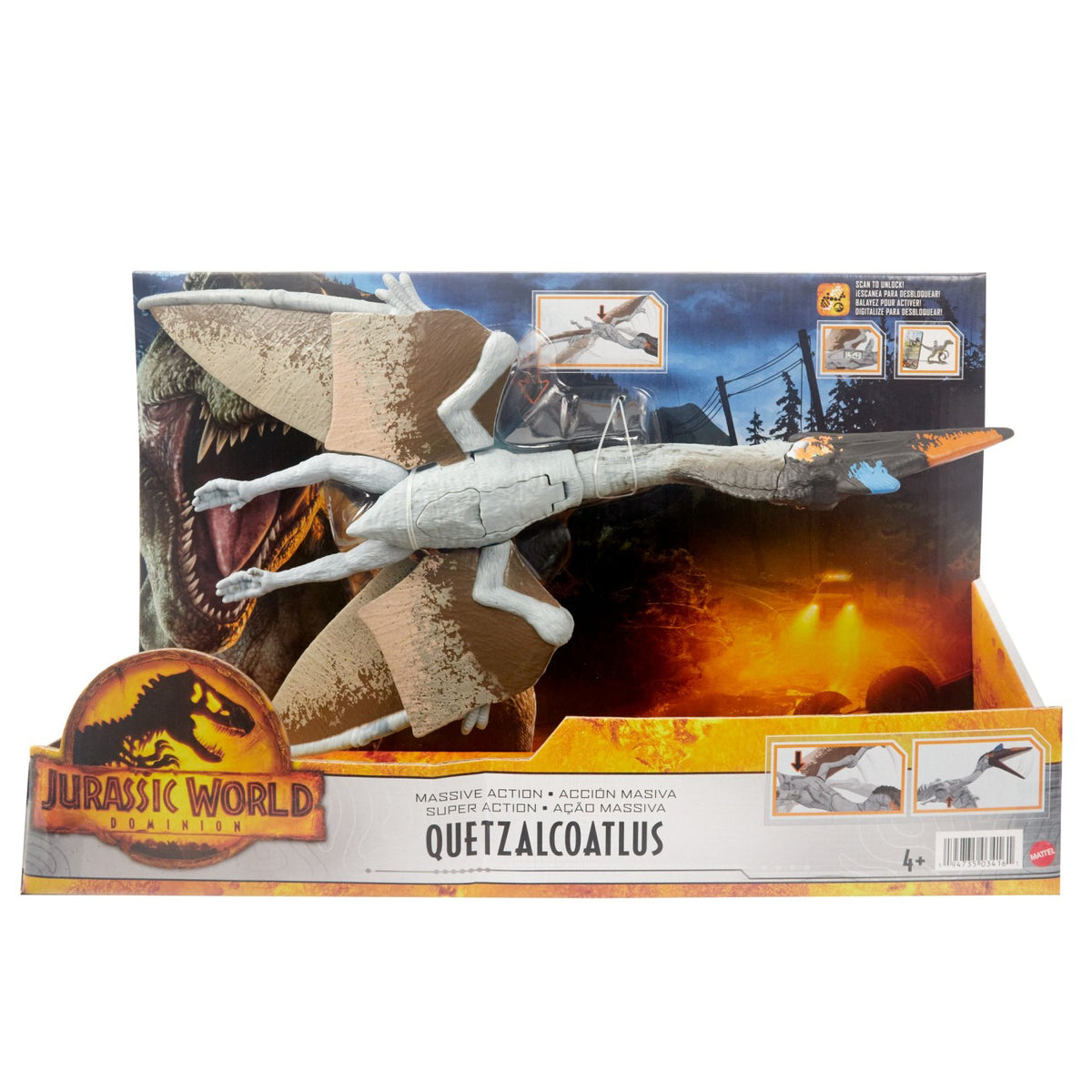 JURASSIC WORLD MASSIVE ACTION DINOZAUR QUETZALCOATLUS