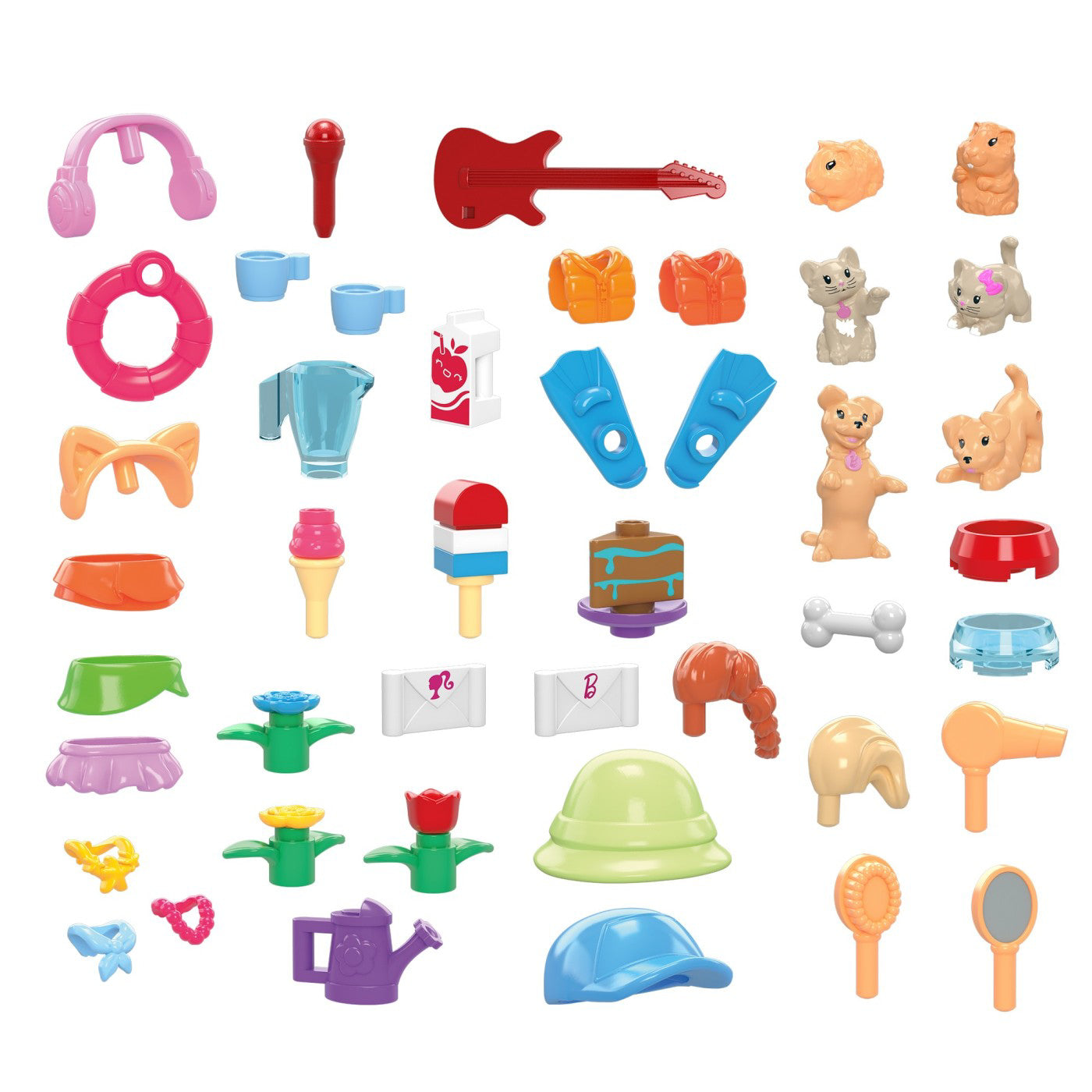 BARBIE MEGA BLOKS SET DE JOACA DREAMHOUSE BARBIE COLOR REVEAL