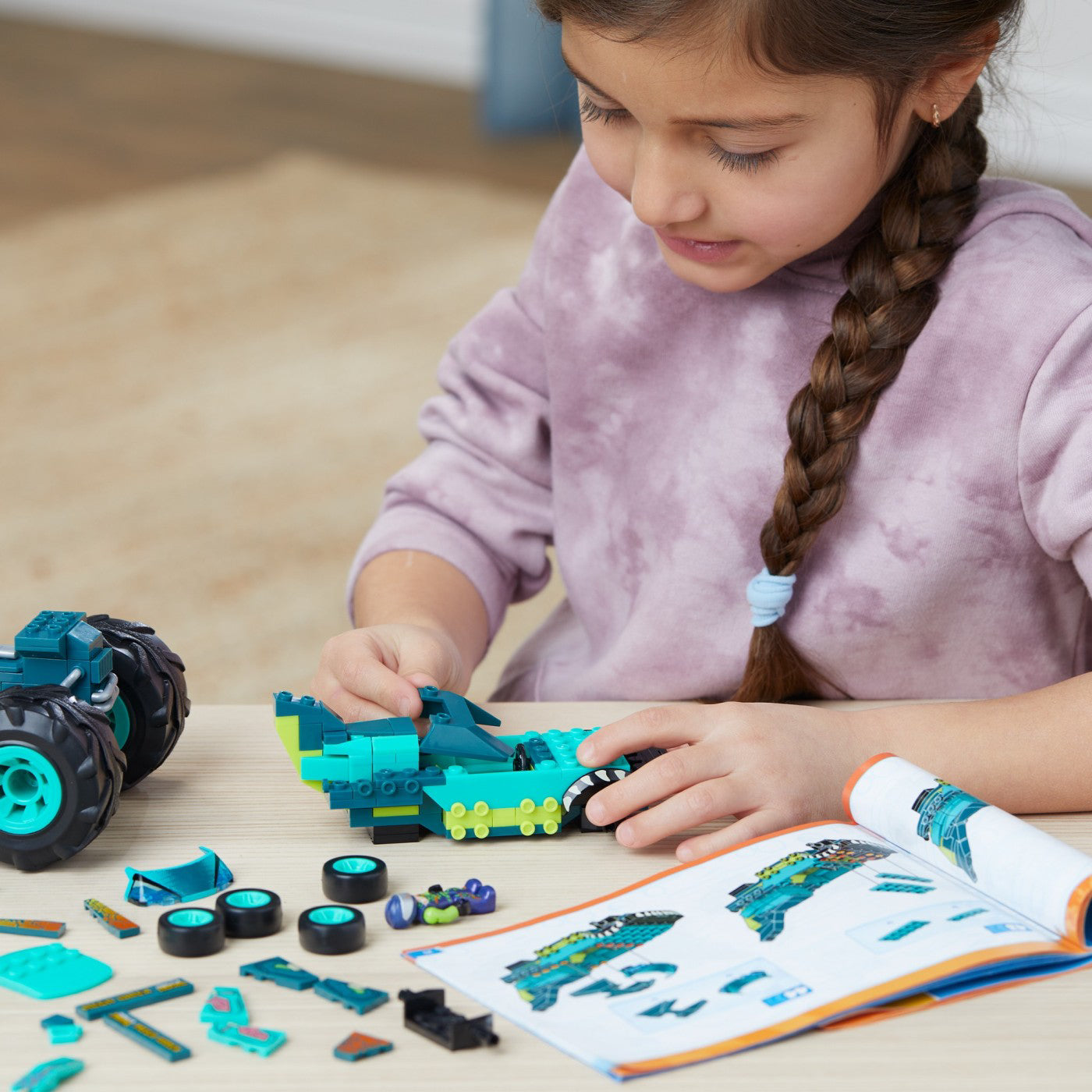 HOT WHEELS MONSTER TRUCK MEGA SET CONSTRUCTIE MEGA WREX