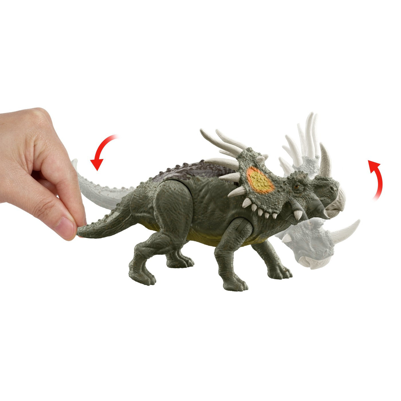 JURASSIC WORLD DINO ESCAPE FIERCE FORCE DINOZAUR STYRACOSAURUS