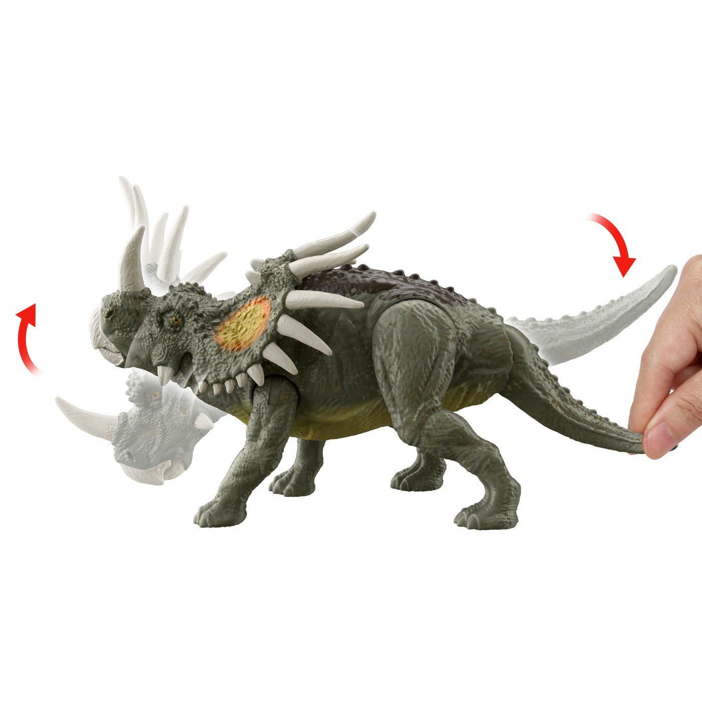 JURASSIC WORLD DINO ESCAPE FIERCE FORCE DINOZAUR STYRACOSAURUS