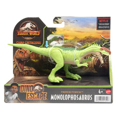 JURASSIC WORLD DINO ESCAPE FIERCE FORCE DINOZAUR MONOLOPHOSAURUS