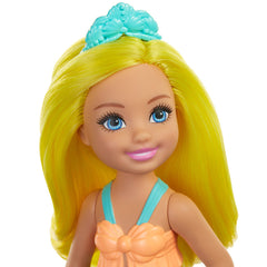 BARBIE DREAMTOPIA PAPUSA CHELSEA SIRENA GALBENA