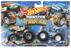HOT WHEELS MONSTER TRUCK SET 2 MASINI SCARA 1 LA 64 SMASH SQUATCH SI 32 DEGREES