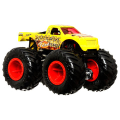 HOT WHEELS MONSTER TRUCK SET 2 MASINI SCARA 1 LA 64 BUNS OF STEEL SI ALL FRIED UP