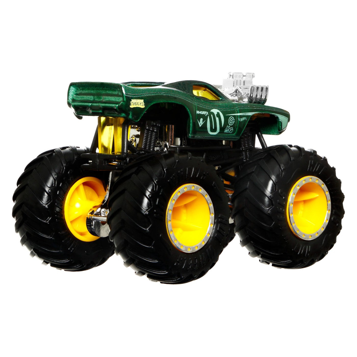 HOT WHEELS MONSTER TRUCK CAMION RODGER DODGER CU CULORI SCHIMBATOARE SCARA 1:64