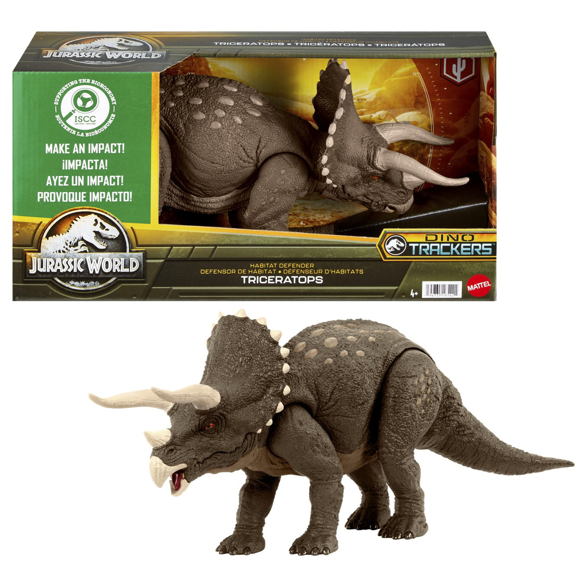 JURASSIC WORLD DINO TRACKERS HABITAT DEFENDER TRICERAPTOR