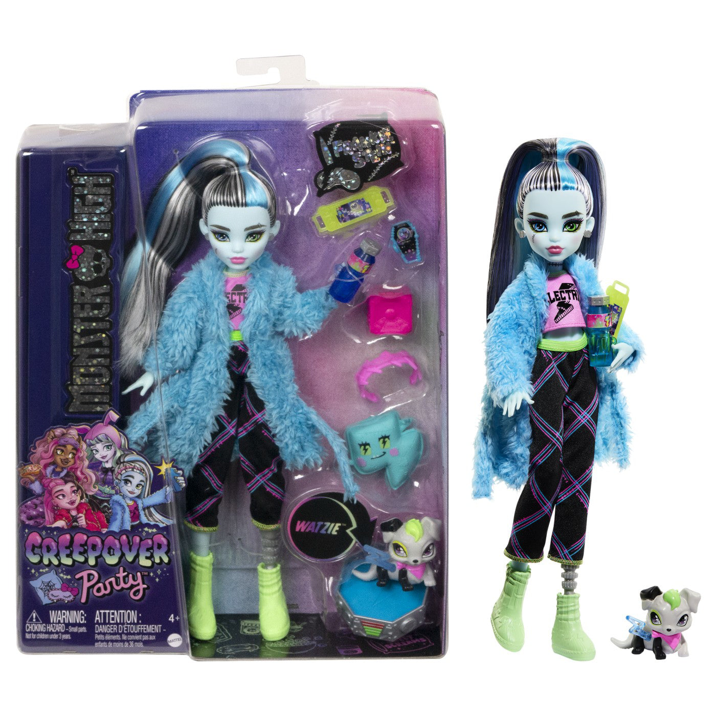 MONSTER HIGH PAPUSA CREEPOVER PARTY FRANKIE HKY68