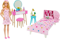 BARBIE SET PAPUSA BARBIE SI DORMITORUL LUI BARBIE