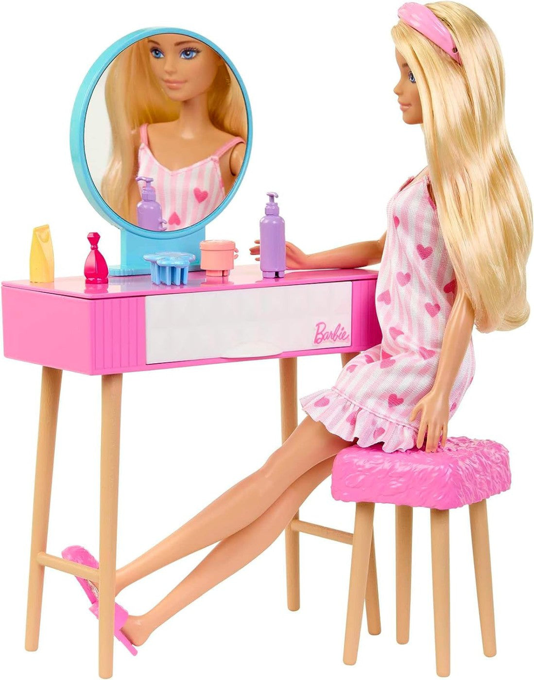 BARBIE SET PAPUSA BARBIE SI DORMITORUL LUI BARBIE