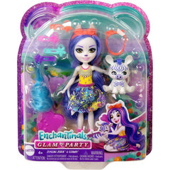 ENCHANTIMALS GLAM PARTY PAPUSA ZEMIRAH ZEBRA