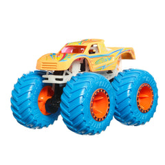 HOT WHEELS MONSTER TRUCK GLOW IN THE DARK MASINUTA PODIUM CRASHER SCARA 1:64