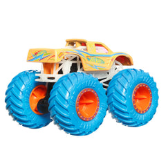 HOT WHEELS MONSTER TRUCK GLOW IN THE DARK MASINUTA PODIUM CRASHER SCARA 1:64