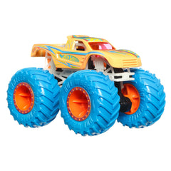 HOT WHEELS MONSTER TRUCK GLOW IN THE DARK MASINUTA PODIUM CRASHER SCARA 1:64