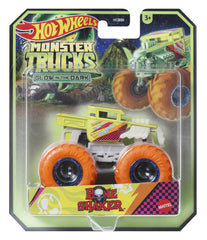 HOT WHEELS MONSTER TRUCK GLOW IN THE DARK MASINUTA BONE SHAKER SCARA 1:64