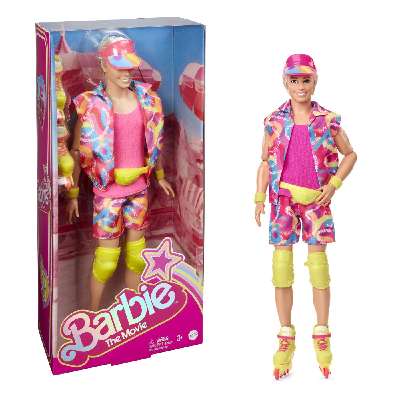 BARBIE THE MOVIE PAPUSA KEN CU PATINE CU ROTILE