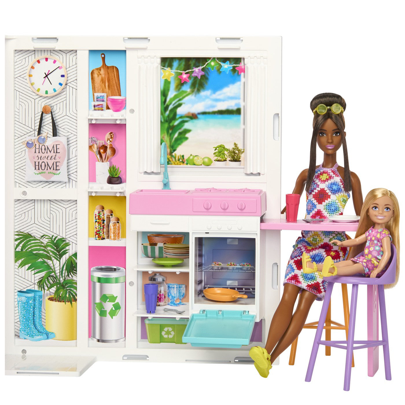 BARBIE CASA DE PAPUSI BARBIE CU 4 ZONE PLIABILA