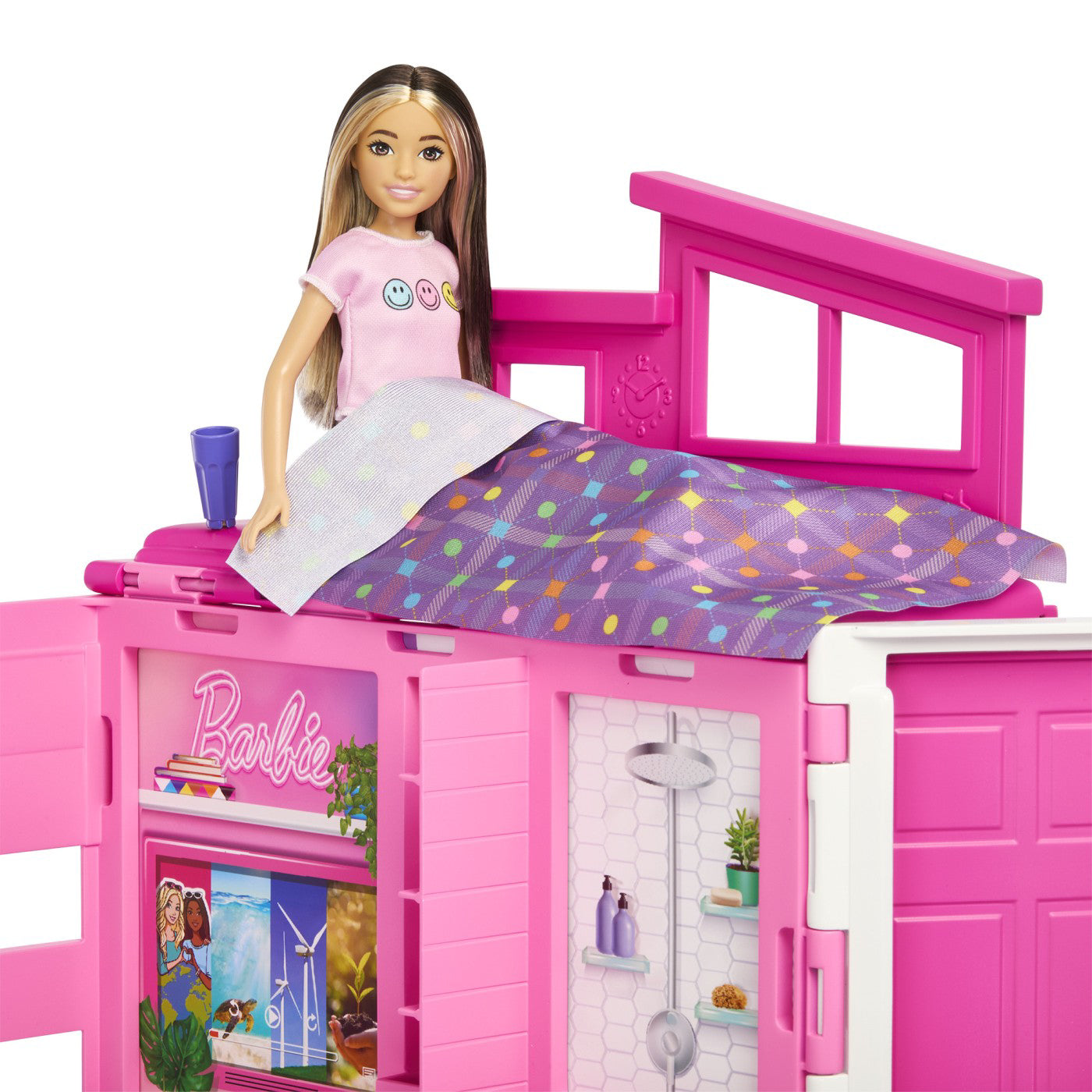 BARBIE CASA DE PAPUSI BARBIE CU 4 ZONE PLIABILA