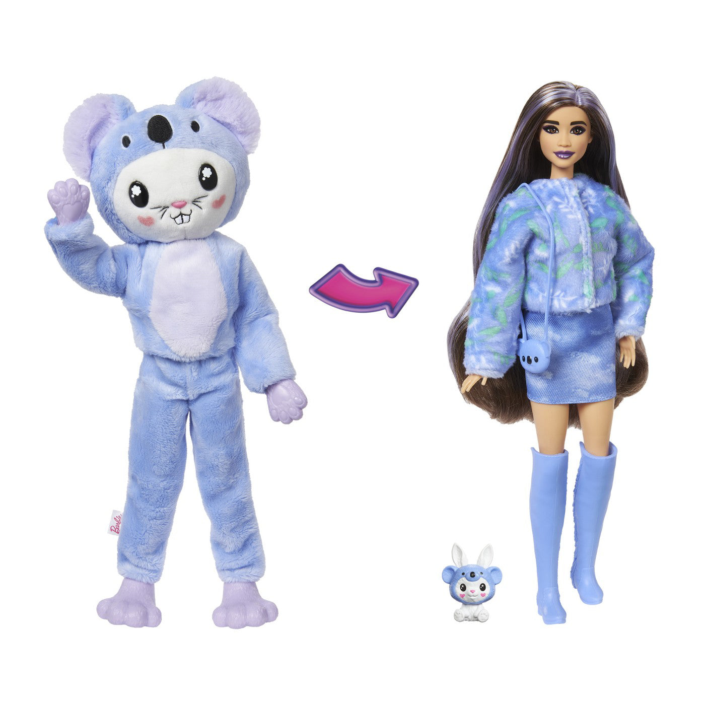 BARBIE PAPUSA BARBIE CUTIE REVEAL IEPURAS URS KOALA