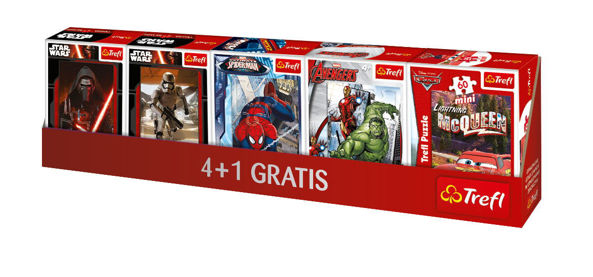 PUZZLE TREFL MINI 60 LICENTE DISNEY PENTRU BAIETI