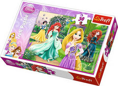 PUZZLE TREFL 30 RAPUNZEL MERIDA ARIEL SI ALBA CA ZAPADA