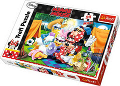 PUZZLE TREFL 24 MAXI LA CAMPING CU MICKEY