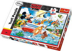 PUZZLE TREFL 24 MAXI LA PESCUIT CU MICKEY