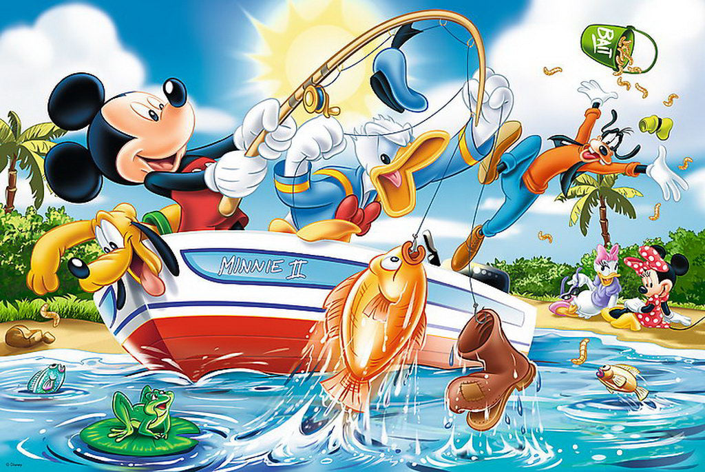 PUZZLE TREFL 24 MAXI LA PESCUIT CU MICKEY