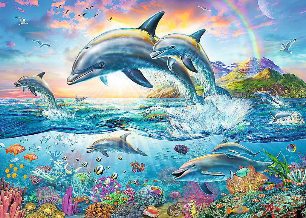 PUZZLE TREFL 2000 DELFINI FERICITI