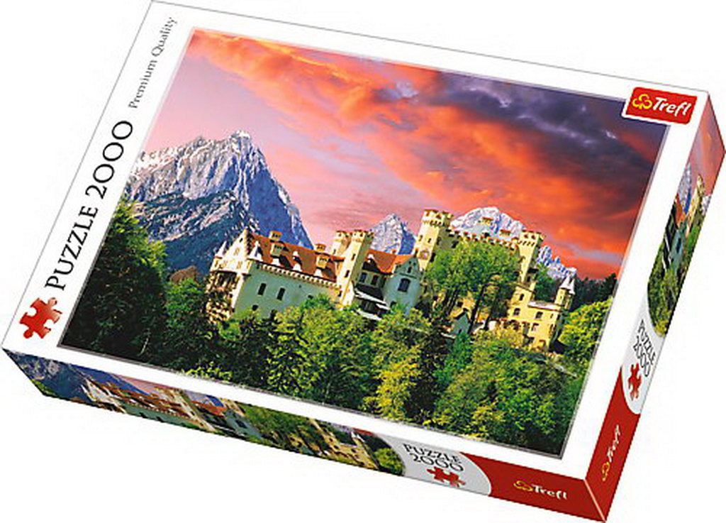 PUZZLE TREFL 2000 CASTELUL HOHENSCHWANGAU BAVARIA
