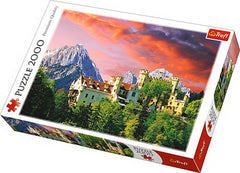 PUZZLE TREFL 2000 CASTELUL HOHENSCHWANGAU BAVARIA