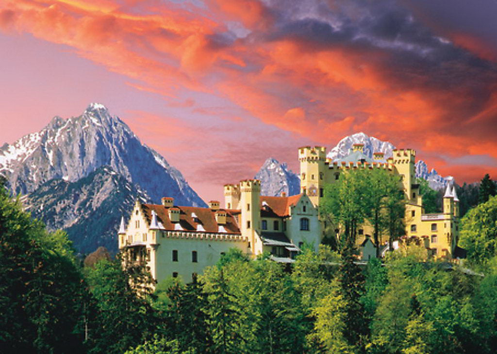 PUZZLE TREFL 2000 CASTELUL HOHENSCHWANGAU BAVARIA