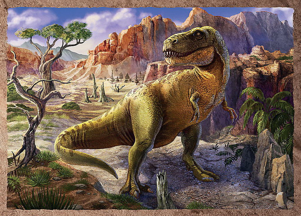PUZZLE TREFL 4IN1 DINOZAURI