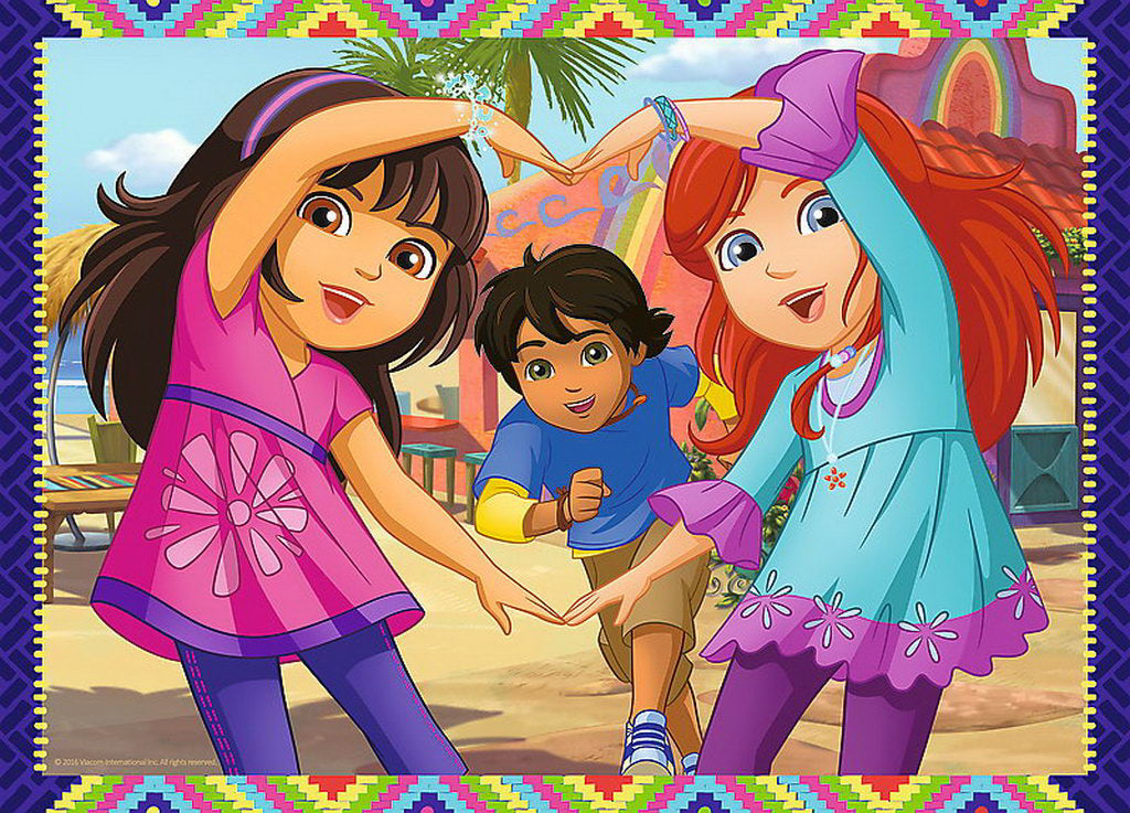 PUZZLE TREFL 4IN1 DISTRACTIE CU DORA