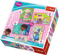 PUZZLE TREFL 4IN1 DOCTORITA PLUSICA