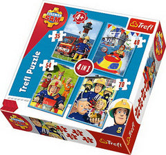 PUZZLE TREFL 4IN1 ECHIPA LUI SAM