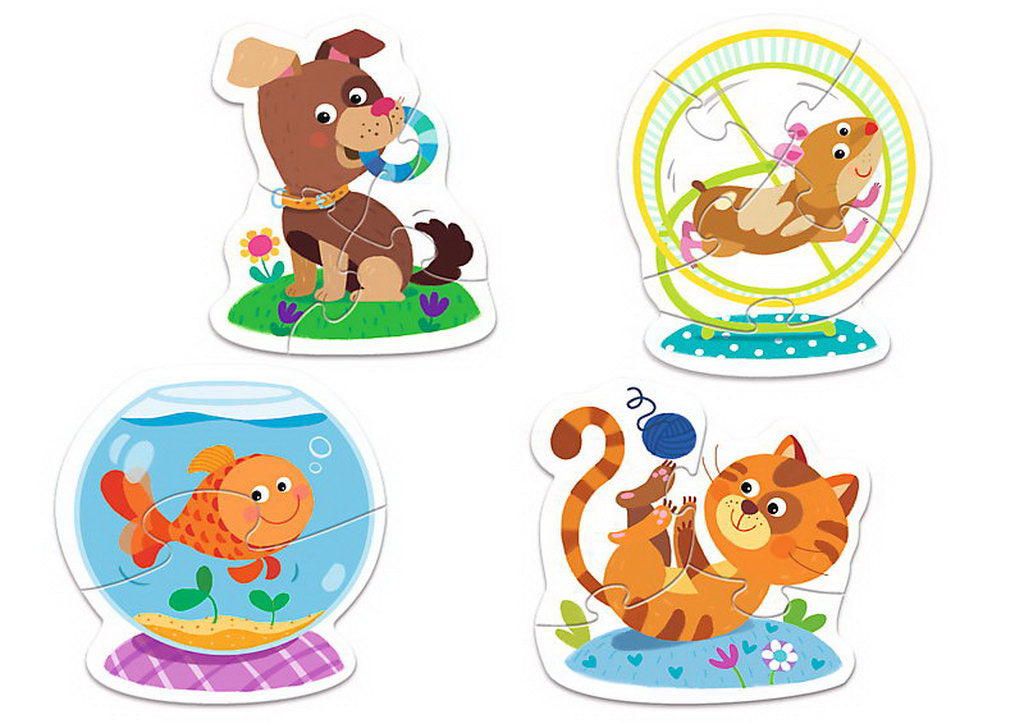 PUZZLE TREFL BABY CLASIC ANIMALE DE COMPANIE