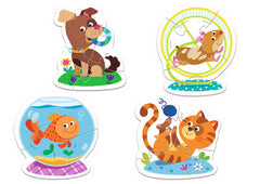 PUZZLE TREFL BABY CLASIC ANIMALE DE COMPANIE
