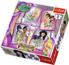 PUZZLE TREFL 4IN1 TINKERBELL SI PRIETENII