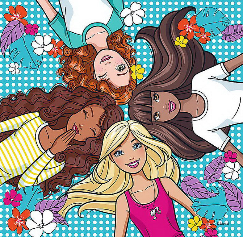 PUZZLE TREFL 3IN1 PRIETENIE ADEVARATA BARBIE