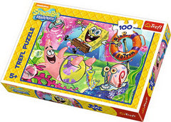PUZZLE  TREFL 100 SPONGEBOB