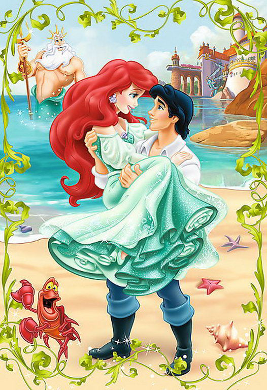 PUZZLE TREFL 100 INTALNIRE ROMANTICA PE PLAJA