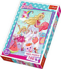 PUZZLE TREFL 100 LUMEA LUI BARBIE