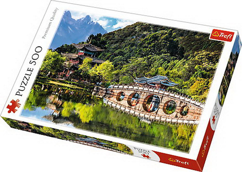 PUZZLE TREFL 500 LAGUNA DRAGONULUI NEGRU