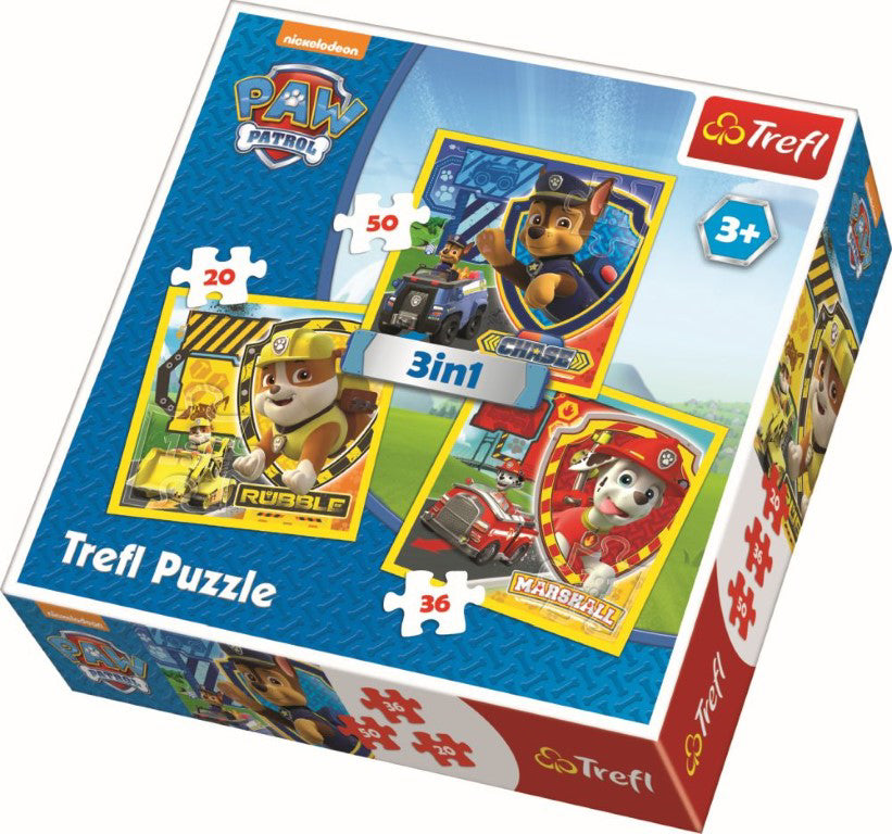 PUZZLE TREFL 3IN1 EROII CATELUSI