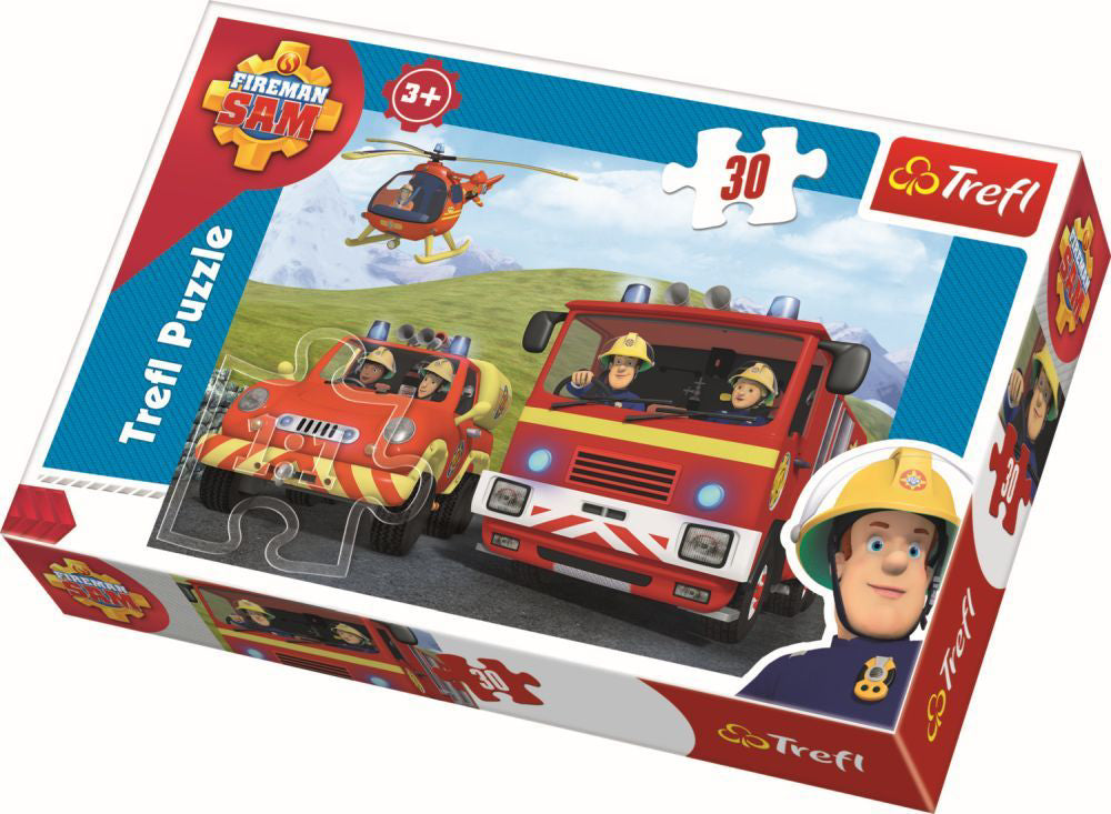 PUZZLE TREFL 30 POMPIERUL SAM