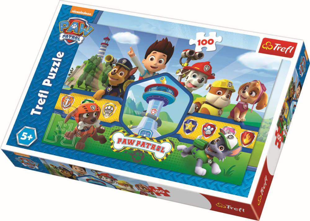 PUZZLE TREFL 100 EROII PATRULEI CATELUSILOR