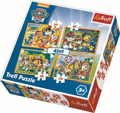 PUZZLE TREFL 4IN1 INTOTDEAUNA LA TIMP
