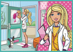 PUZZLE TREFL 4IN1 BARBIE FACE CARIERA