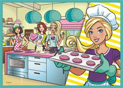 PUZZLE TREFL 4IN1 BARBIE FACE CARIERA